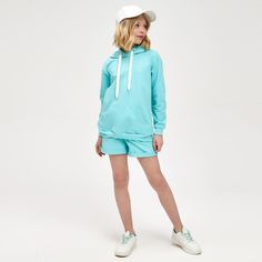 Костюм для девочек Веселый малыш 663/433 Цв. голубой р. 140