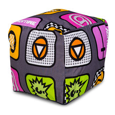 Бескаркасный пуф-куб DreamBag Куб one size, жаккард, Play