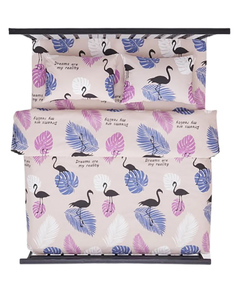 Постельное белье бязь "Всё себе", Джунгли, Размер: 2.0 простыня 160х200 наволочки 70х70