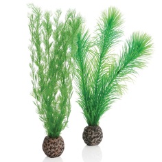 Набор искусственных растений для аквариума biOrb Feather fern set small green, 2 шт