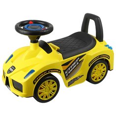 Каталка толокар ТМ Компания Друзей с мелодиями В. Шаинского желтый, JB5300502