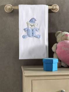 Плед флисовый Kidboo Teddy Boo blue, 80x120 см