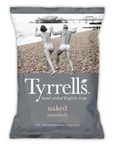 Чипсы картофельные TYRRELLS натуральные без соли 150г