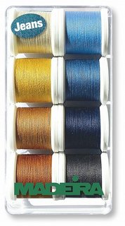 Набор ниток Madeira Aerofil №35 Jeans (8*100м)