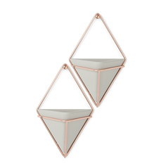 Декор для стен trigg малый бетон-медь Umbra