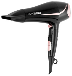 Фен Sunwind SUHD 550 2200 Вт черный, золотистый