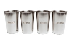 Стакан BTrace С0115 175 мл, серебристый, 4 шт.