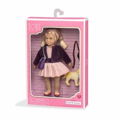Кукла Lori 15 см Хэйзел с собакой Хэппи L31012