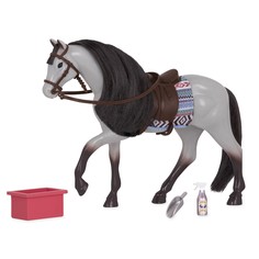 Фигурка Lori Роанская лошадь голубой L38001