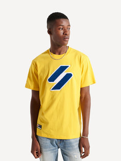 Футболка мужская Superdry SUPERDRY CODE LOGO CHE TEE желтая XL