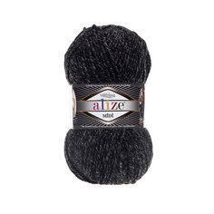 Пряжа Alize 7731290_00044 SUPERLANA MIDI 800 антрацитовый жаспе