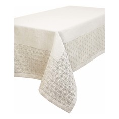 Скатерть Василиса 178 x 150 см полулен жаккард с люрексом