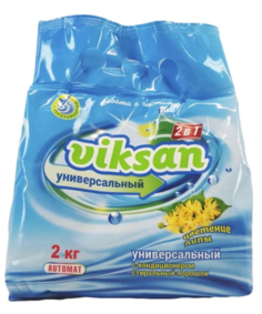 Стиральный порошок с кондиционером 2в1 Viksan цветение липы 2 кг