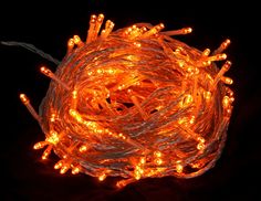 Световая гирлянда новогодняя Beauty Led EST200-3W10-1OR 20 м оранжевый Laitcom