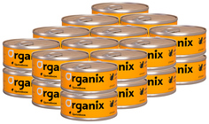 Влажный корм для кошек Organix с цыпленком, 24шт, 100г