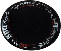 Тарелка Luminarc Friends Time black 30 х 25,5 см