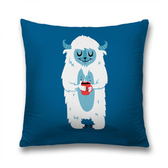 Наволочка декоративная JoyArty "С чашкой кофе" на молнии, 45x45 см