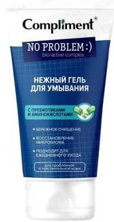 Гель для умывания Compliment No Problem Нежный с пребиотиками и АНА-кислотами, 200 мл