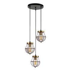 Подвесная люстра Indigo Pallo 10011/3P Gold V000189 No Brand