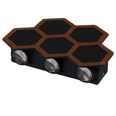 Интерьерная подсветка Reluce 86222-9.2-005U LED5x1W BK+GD