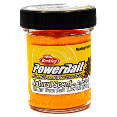 Форелевая паста Berkley PowerBait Natural Scent Glitter 50 гр Анис, Флюор. Оранжевый