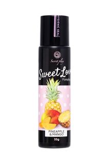 Разогревающий сливочный гель для сосков и интимных зон Secret play манго и ананас 55 г