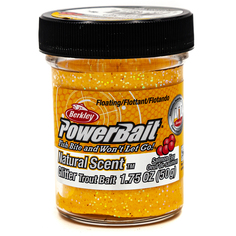 Форелевая паста Berkley PowerBait Natural Scent Glitter 50 гр Икра, Персик