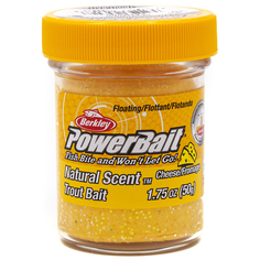 Форелевая паста Berkley PowerBait Natural Scent 50 гр Сыр, Желтый
