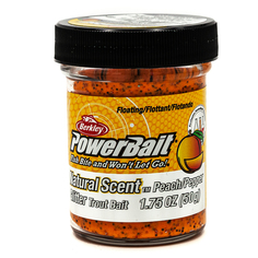 Форелевая паста Berkley PowerBait Natural Scent Glitter 50 гр Персик, Персик блестки