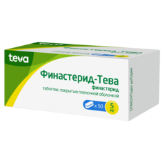 Финастерид-Тева таблетки 5 мг 90 шт. Teva