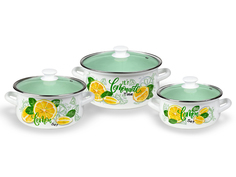 Кастрюля Керченский металлургический завод 4 л белый