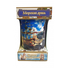 Чай Abigail Морская душа черный + Кружка ABIGAIL в подарочной упаковке 50 г