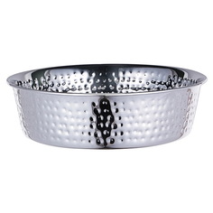 Миска для кошек и собак ANKUR металлическая 0,90л чеканка AEPBHDHM-03
