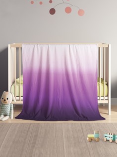 плед Ambesonne "Фиолетовый градиент" (велсофт) , 130x180 см