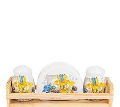 Набор для специй Nouvelle "Ирис", 4 предмета