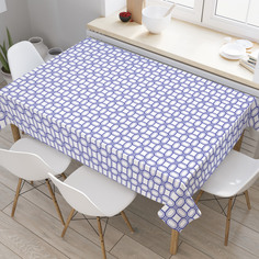 Скатерть прямоугольная на кухонный стол JoyArty "Вышивка крестиком" из оксфорда, 180x145см