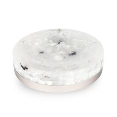 Мыльница настольная пластик B2043A-Y Мрамор белый Аквалиния