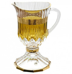 Кувшин для сока 1,2 л нн Bohemia Design "Адажио Цветочный узор Медовый" 263997