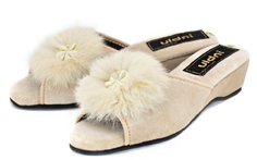 Тапочки женские Inblu i2471g бежевые 40 RU