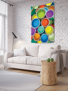 Вертикальное фотопанно на стену JoyArty "Палитра цветов", 100x150 см