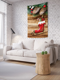 Вертикальное фотопанно на стену JoyArty "Коньки с сюрпризом", 100x150 см