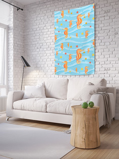 Вертикальное фотопанно на стену JoyArty "Удивительные морские коньки", 100x150 см