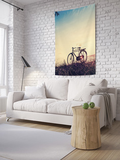 Вертикальное фотопанно на стену JoyArty "Рассветный велосипед", 100x150 см