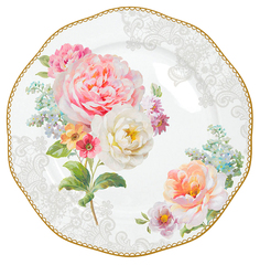 Тарелка Easy Life FLORAL DAMASK R0312/FLDA Разноцветный