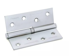 Петля дверная Palladium N 613-S-4 PC серебристая