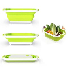 Разделочная доска Cucinella со складным дуршлагом