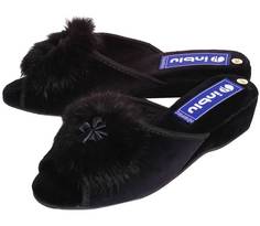 Тапочки женские Inblu i2471g черные 38 RU