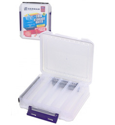 Рыболовный ящик German Trio Storage Baits S прозрачный 20x16x4,7 см