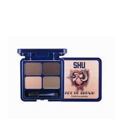 Палетка для макияжа бровей SHU - Art Of Brown, 201 классический коричневый