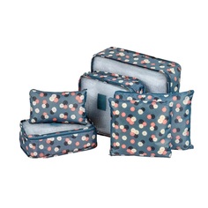 Набор для путешествий и хранения Laundry pouch из 6 сумок органайзеров J0015 бирюзовый Baziator